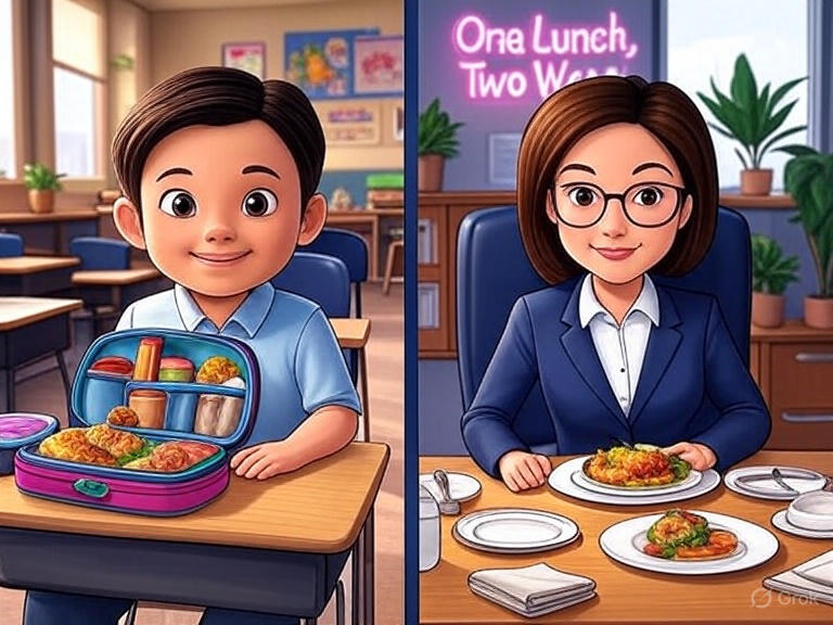 One Lunch, Two Ways: The Busy Parent's Guide to Making Everyone Happy