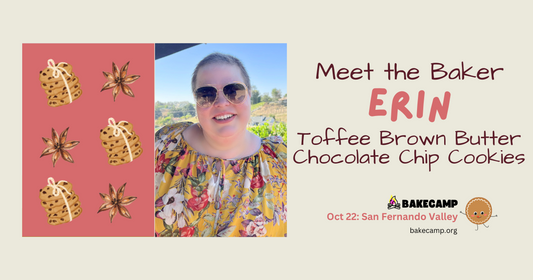 Erin's Toffee Brown Butter Chocolate Chip Cookies at #BakeCamp LA