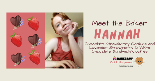 Hannah's "Baked with Love" Cookies at #BakeCamp LA