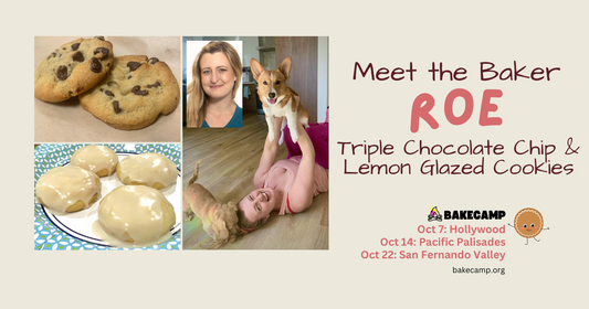 Roe's Triple Chocolate Chip and Lemon Glazed Cookies at #BakeCamp LA