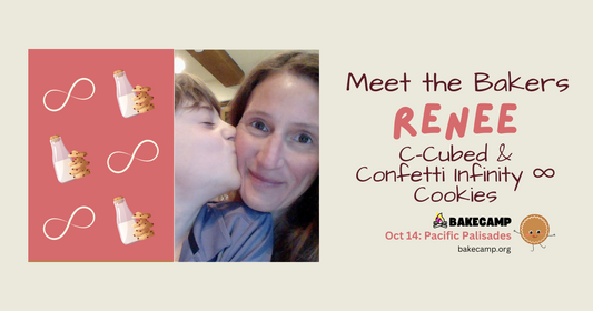 Renee's C-Cubed and Confetti Infinity ∞ Cookies at #BakeCamp LA