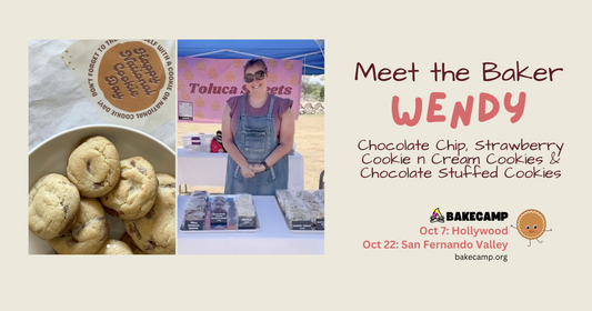 Wendy's Chocolate Stuffed and Strawberry Cookie n Cream Cookies at #BakeCamp LA