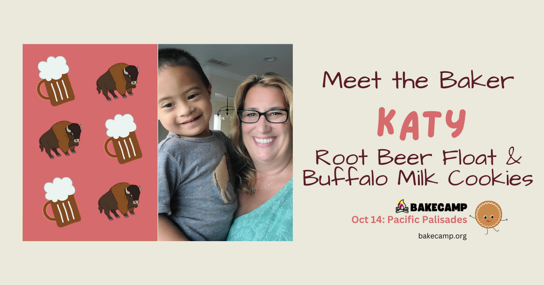 Katy's Root Beer Float and Buffalo Milk Cookies at #BakeCamp LA