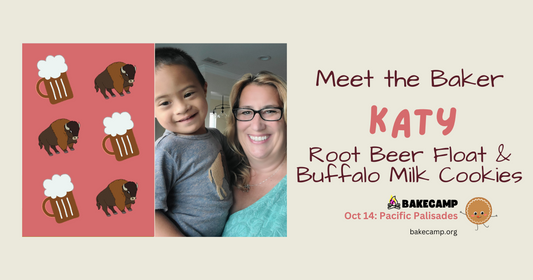 Katy's Root Beer Float and Buffalo Milk Cookies at #BakeCamp LA