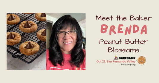 Brenda's Peanut Butter Blossoms Cookies at #BakeCamp LA