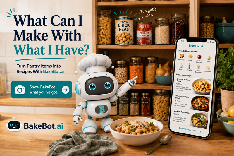 What Can I Make With What I Have? Meet BakeBot, Your Pantry Genius