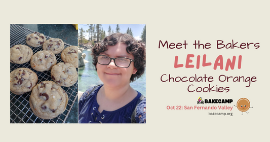 Leilani's Chocolate Orange Cookies at #BakeCamp LA