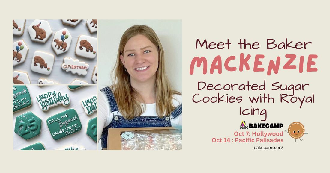 Mackenzie's Decorated Sugar Cookies with Royal Icing at #BakeCamp LA