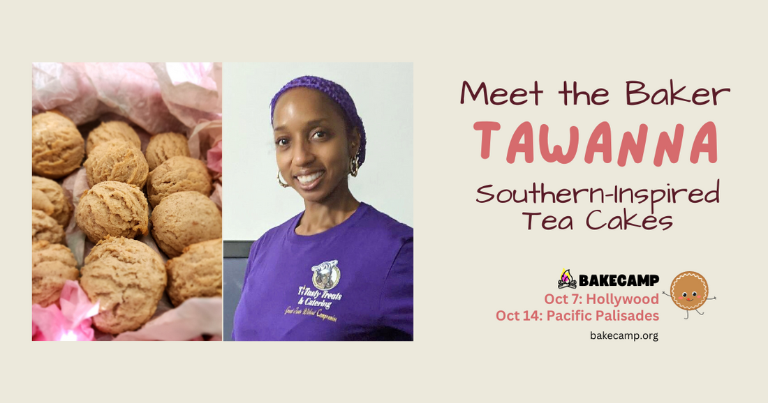 Tawanna's Southern-inspired Tea Cake Cookies at #BakeCamp LA