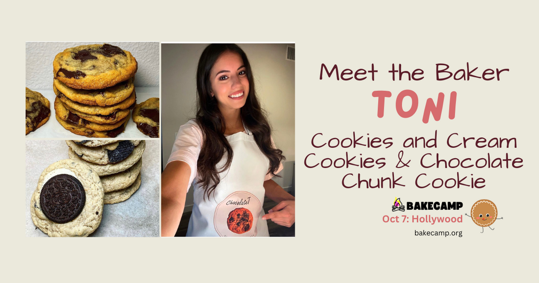 Toni's Cookies and Cream & Chocolate Chunk Cookies at #BakeCamp LA