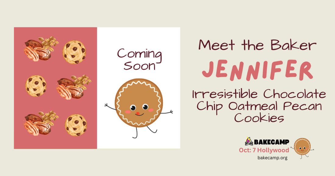 Jennifer's Irresistible Chocolate Chip Oatmeal Pecan Cookies at #BakeCamp LA