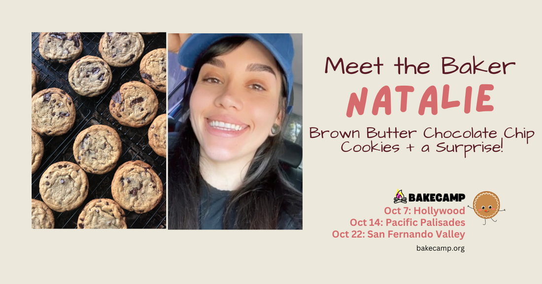Natalie's Brown Butter Chocolate Chip Cookies at #BakeCamp LA