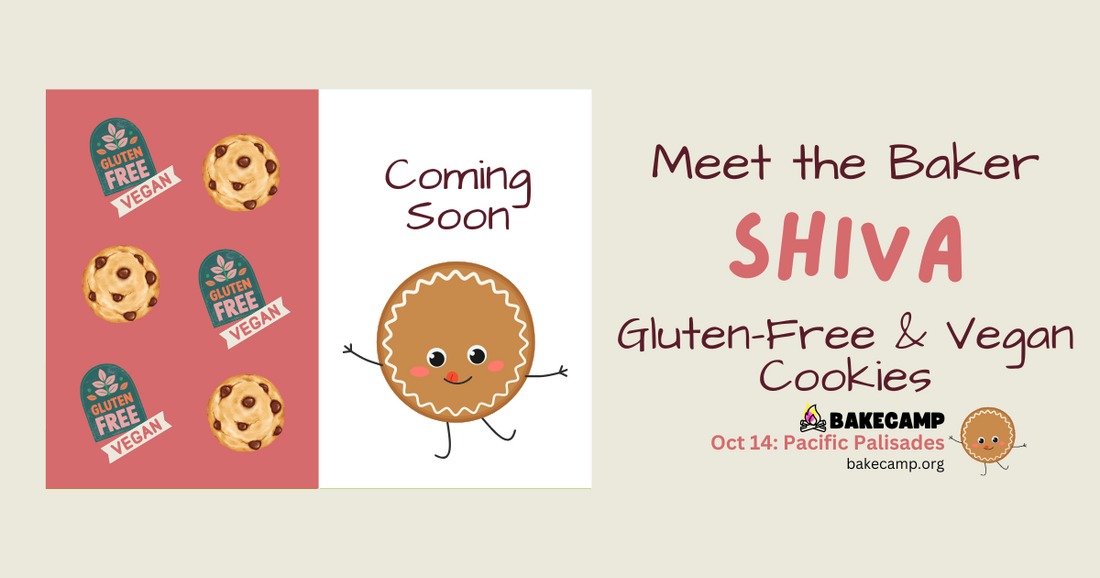 Shiva's Gluten-Free & Vegan Cookies at #BakeCamp LA