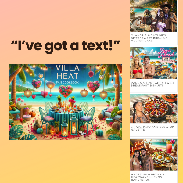 Love Island USA cookbook